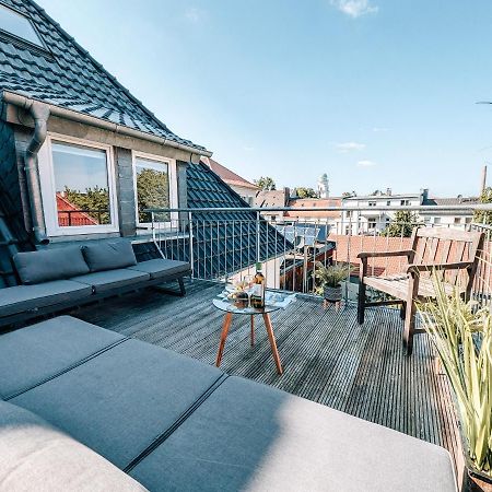 4-Schlafzimmer-Terrassensuite Oasis - Workspace Em-Apartments Deutschland บีเลอเฟล์ด ภายนอก รูปภาพ