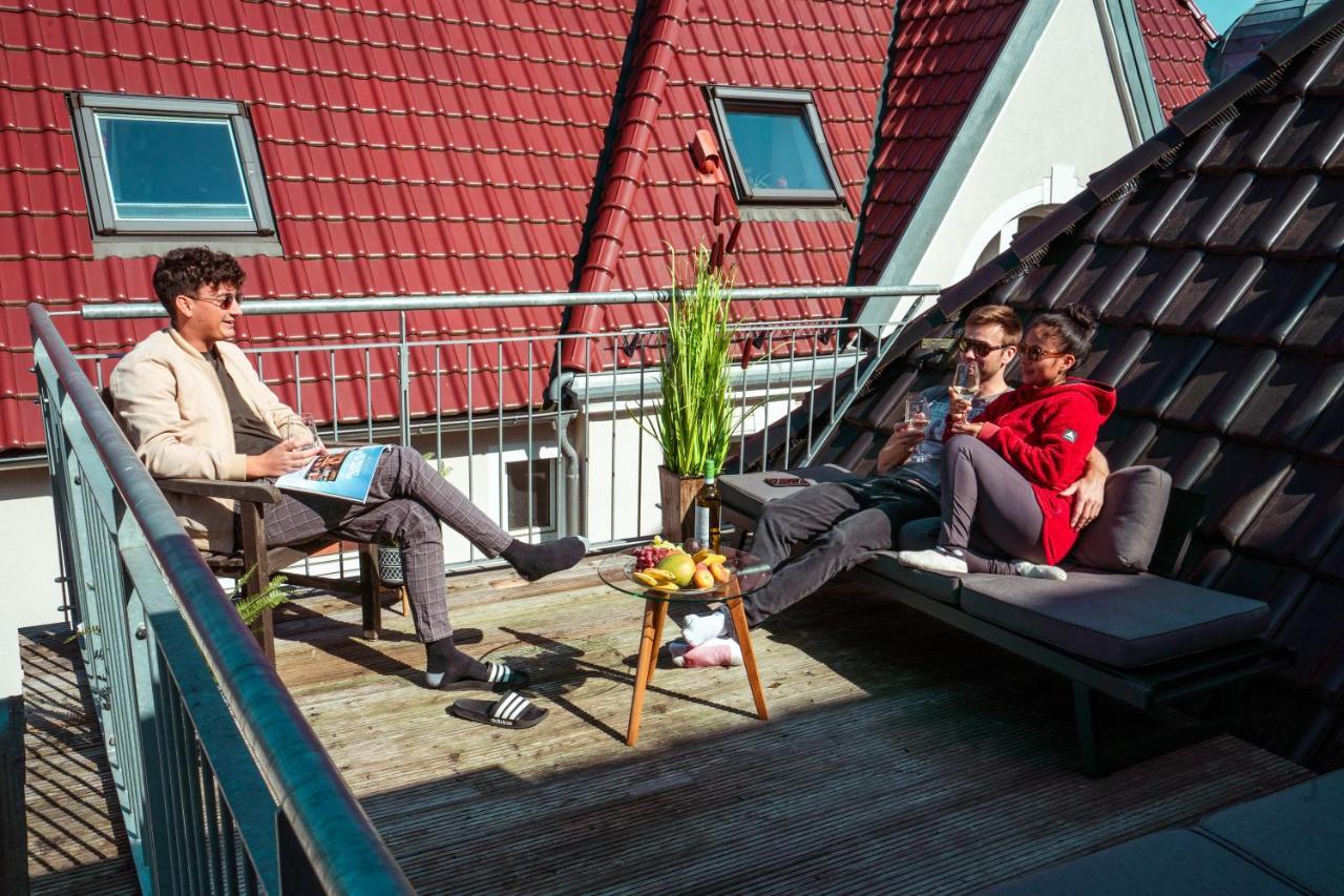 4-Schlafzimmer-Terrassensuite Oasis - Workspace Em-Apartments Deutschland บีเลอเฟล์ด ภายนอก รูปภาพ